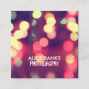 Cartes de visite troubles de lumières