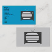 Cartes de visite TV rétro (Devant / Derrière)