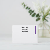 Cartes de visite typo (Debout devant)