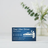 Cartes de visite Uber Driver indépendants Classy (Debout devant)