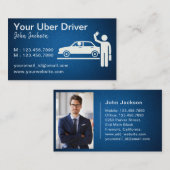 Cartes de visite Uber Driver indépendants Classy (Devant / Derrière)