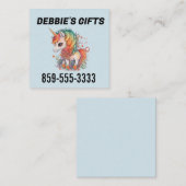 CARTES DE VISITE UNICORN SQUARE (Devant / Derrière)