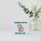 CARTES DE VISITE UNICORN SQUARE (Debout devant)