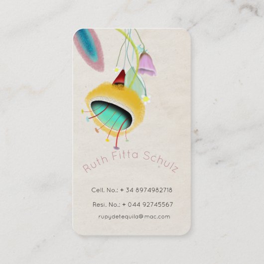 Cartes de visite uniques (Dos)