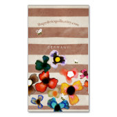 Cartes de visite uniques (devant Vertical)