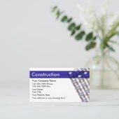 Cartes de visite uniques de construction moderne (Debout devant)