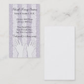 Cartes de visite uniques de massage (Devant / Derrière)