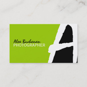 Cartes de visite uniques de monogramme