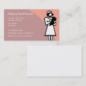 Cartes de visite uniques de soins (Devant / Derrière)