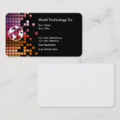 Cartes de visite uniques de technologie (Devant / Derrière)