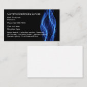 Cartes de visite uniques du service d'électricien (Devant / Derrière)