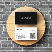 Cartes de visite uniques modifiables avec code QR