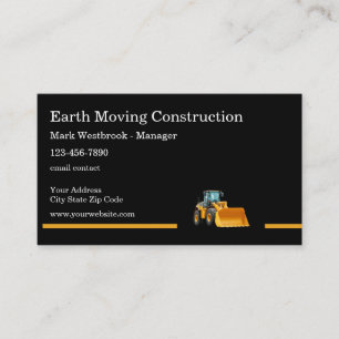 Cartes de visite uniques pour la construction mode