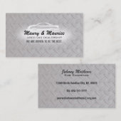 Cartes de visite utilisés de concessionnaire (Devant / Derrière)