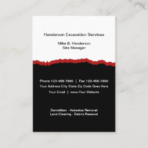 Cartes de visite verticales modernes pour services