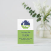 Cartes de visite verticales pour service de pelous (Debout devant)