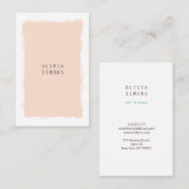 Cartes de visite verticaux (Devant / Derrière)