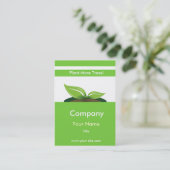 Cartes de visite verts (Debout devant)