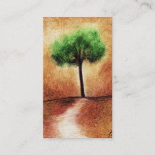 Cartes de visite (verts) d'arbre de sucrerie de