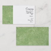 Cartes de visite verts Marmarino (Devant / Derrière)