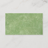 Cartes de visite verts Marmarino (Dos)