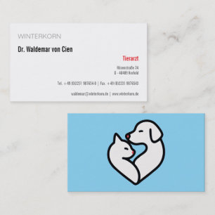 cartes de visite vétérinaire