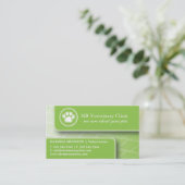 Cartes de visite vétérinaires (Debout devant)