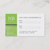 Cartes de visite vétérinaires (Dos)