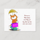 Cartes de visite, Vétérinaires Chats et Chiens Neu (Dos)