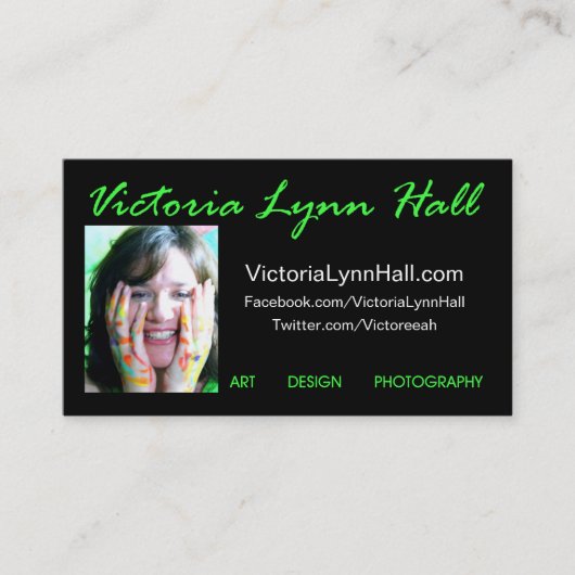 Cartes de visite VictoriaLynnHall.com (Devant)