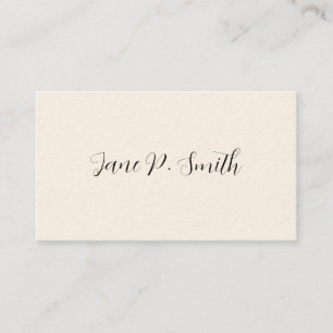 Cartes de visite victoriennes simples