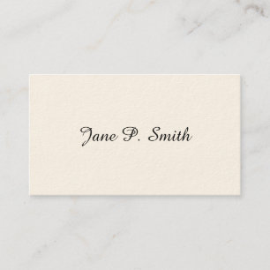 Cartes de visite victoriennes simples