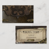 Cartes de visite victoriens de professionnel de (Devant / Derrière)