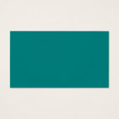 Cartes de visite vierges turquoise et sarcelle (Dos)