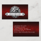 Cartes de visite vintage Lion Premium Attorney (Devant / Derrière)