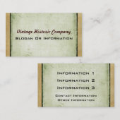 Cartes de visite vintages (Devant / Derrière)