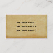 Cartes de visite vintages (Dos)