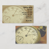 Cartes de visite vintages (Devant / Derrière)