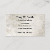 Cartes de visite vintages Anatomie (Dos)