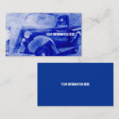 Cartes de visite vintages de collecte (Devant / Derrière)