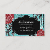 Cartes de visite vintages de concepteur (Dos)