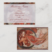 Cartes de visite vintages de danse d'Alphones (Devant / Derrière)