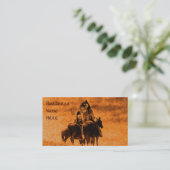 Cartes de visite vintages de guerriers de Cheyenne (Debout devant)
