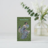 Cartes de visite vintages de Madame Bird (Debout devant)