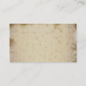 Cartes de visite vintages de palmier (Dos)