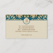 cartes de visite vintages de professionnel de (Dos)