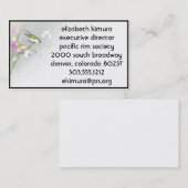 Cartes de visite vintages de style asiatique (Devant / Derrière)