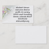 Cartes de visite vintages de style asiatique (Devant / Derrière)