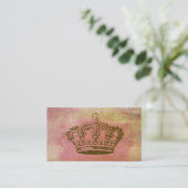 Cartes de visite vintages de style de couronne (Debout devant)