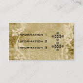 Cartes de visite vintages de vignes (Dos)